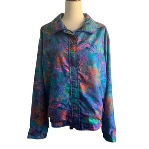 Vintage Unisex Forrester's Gore Tex Jacket XL Colorful Abstract Retro Maximalist